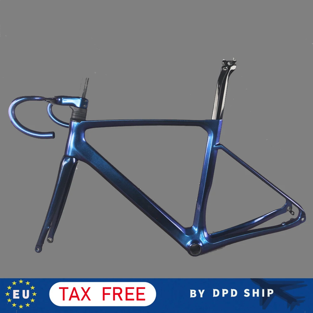 Road Bicycle Frame Carbon Fiber All Inner Road Frame Disc Bicycle Frame New Di2 And Mechanical Both Compatible EPS Technology
Road Bicycle Frame Carbon Fiber All Inner Road Frame Disc Bicycle Frame New Di2 And Mechanical Both Compatible EPS Technology