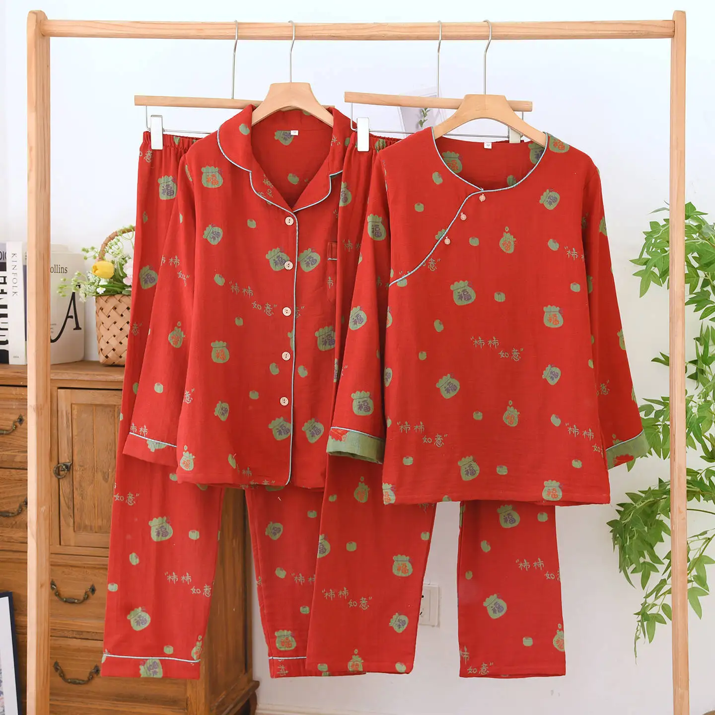 Хлопковые пижамы, окрашенные в пряжу, весенние длинные брюки с длинными рукавами, тонкая домашняя одежда, пижамы, одежда для сна, одежда для женщин
Хлопковые пижамы, окрашенные в пряжу, весенние длинные брюки с длинными рукавами, тонкая домашняя одежда, пижамы, одежда для сна, одежда для женщин