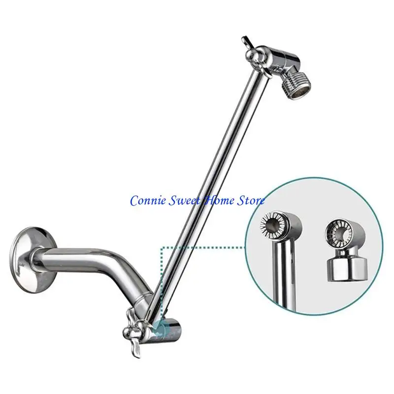 LXAF 11'' for Extra Long Brass Chromed Shower for Head Extension Arm With Locking Adjustable G1/2 Universal Connec
LXAF 11'' for Extra Long Brass Chromed Shower for Head Extension Arm With Locking Adjustable G1/2 Universal Connec