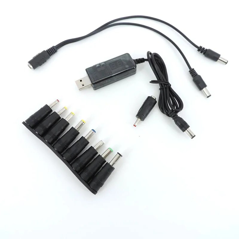 5,5x2,1 3,5 мм USB Boost Line DC 9 В 12 Вольт 8-контактный преобразователь Кабель Напряжение Светодиодный трансформатор Регулятор мощности для маршрутизатора Светодиодный дисплей Q1
5,5x2,1 3,5 мм USB Boost Line DC 9 В 12 Вольт 8-контактный преобразователь Кабель Напряжение Светодиодный трансформатор Регулятор мощности для маршрутизатора Светодиодный дисплей Q1