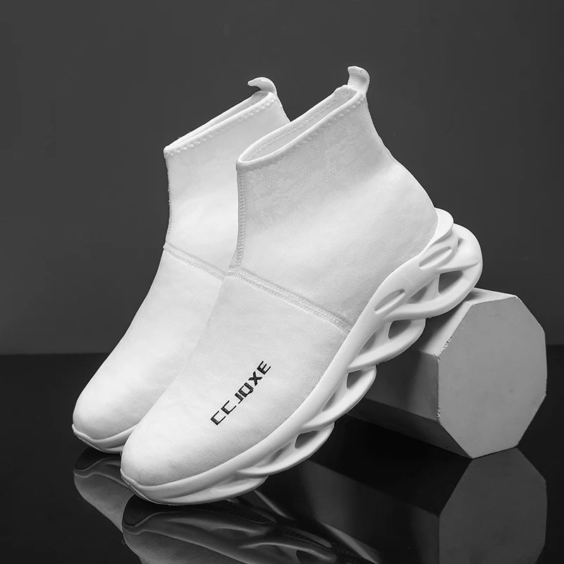 Men Sneakers High Top Walking Shoes Outdoor Breathable Running Shoes Mesh Gym Athletic Tennis ShoesThick Bottom Cushion EU 39-47
Men Sneakers High Top Walking Shoes Outdoor Breathable Running Shoes Mesh Gym Athletic Tennis ShoesThick Bottom Cushion EU 39-47