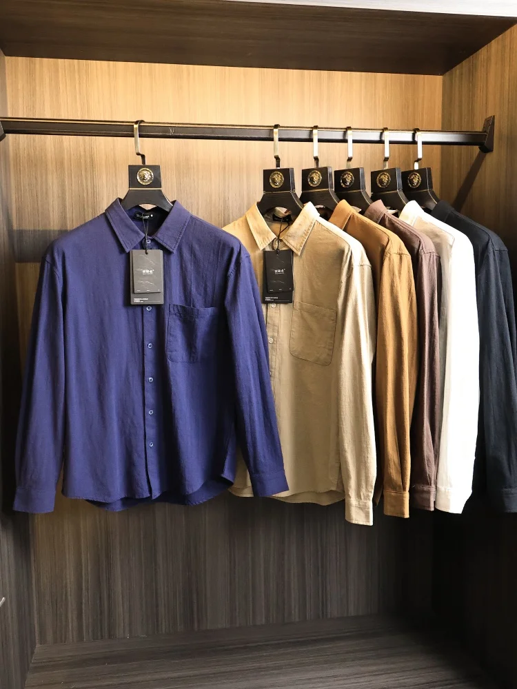 00% Cotton Long Sve irt Men's Pure Color Breathable Skin-friendly Faionable Stand Collar Spring Stand Fit Modern S...
00% Cotton Long Sve irt Men's Pure Color Breathable Skin-friendly Faionable Stand Collar Spring Stand Fit Modern S...