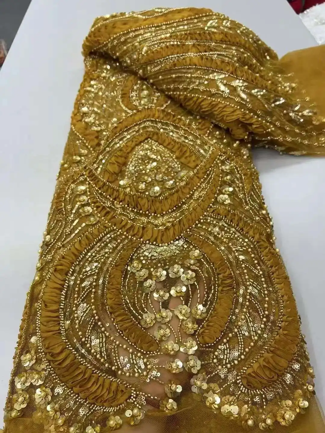 2025 African Tulle Designer Lace Fabric,Fabrics,For Sewing,,Sequin,Wedding Dresses,Embroidery,High Quality,Mesh,Cloth,5 Yards
2025 African Tulle Designer Lace Fabric,Fabrics,For Sewing,,Sequin,Wedding Dresses,Embroidery,High Quality,Mesh,Cloth,5 Yards