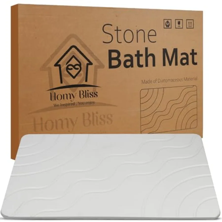 Stone Bath Mat Quick Drying Diatomaceous Earth Bath Mat Super Absorbent Bathroom Stone Mat Non-Slip Shower Stone Mat Modern Wat
Stone Bath Mat Quick Drying Diatomaceous Earth Bath Mat Super Absorbent Bathroom Stone Mat Non-Slip Shower Stone Mat Modern Wat