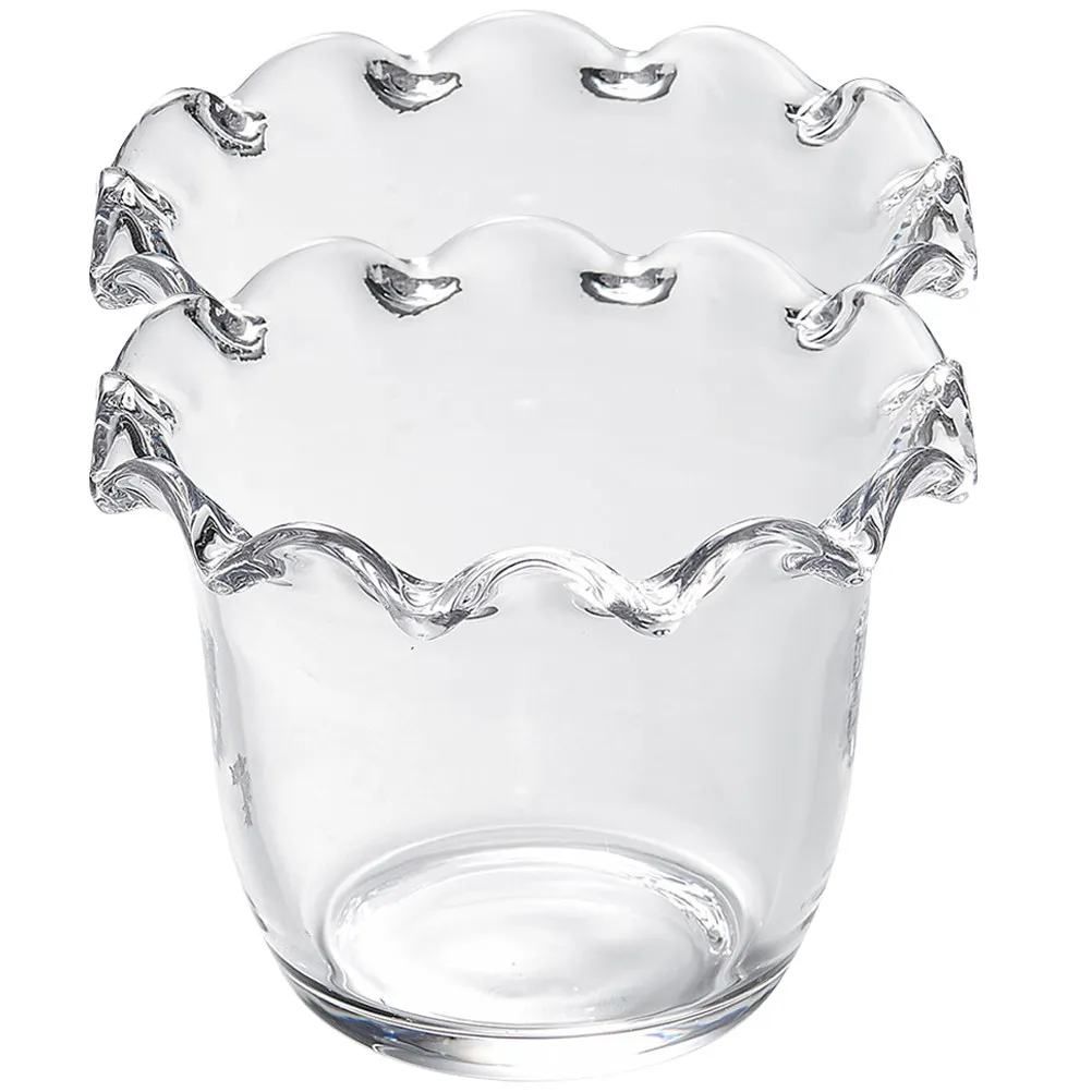 2Pcs Premium Thick Glass Dessert Bowl Set Clear Salad Bowl for Fruit Snack Serving Kitchen Home Party Wedding Restaurant Use
2Pcs Premium Thick Glass Dessert Bowl Set Clear Salad Bowl for Fruit Snack Serving Kitchen Home Party Wedding Restaurant Use