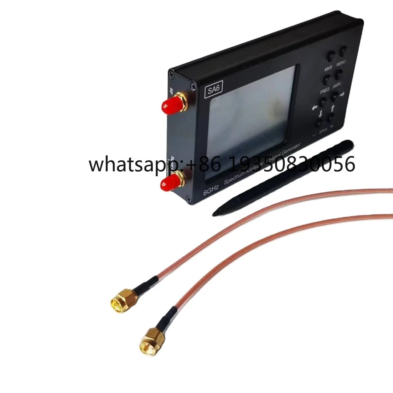 35-6200MHz 3.2" Lcd Display 6GHz SA6 Portable Spectrum with 3.2" Color Resistive Touch Screen
35-6200MHz 3.2" Lcd Display 6GHz SA6 Portable Spectrum with 3.2" Color Resistive Touch Screen