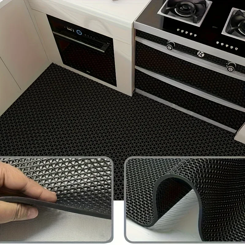 Pure Black Safety Mat, Commercial Non-Slip Mat Pool and Shower Safety Mat - Outdoor Easy-to-Clean Hollow Home Geometric Design
Pure Black Safety Mat, Commercial Non-Slip Mat Pool and Shower Safety Mat - Outdoor Easy-to-Clean Hollow Home Geometric Design