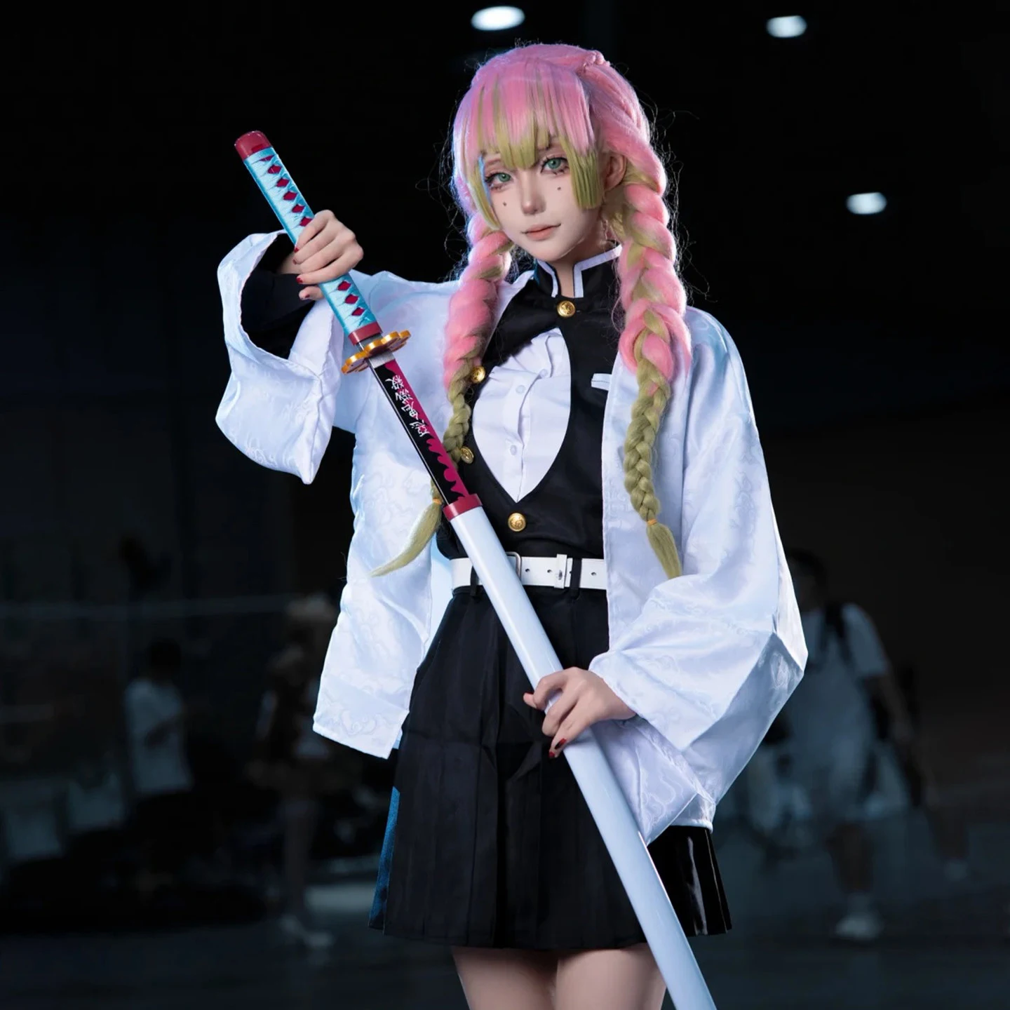 Anime Kanroji Mitsuri Cosplay Costume Kimono Haori Dress Wig Clothes Halloween Costume for Adult Kids Pruik Uniform Kostuums
Anime Kanroji Mitsuri Cosplay Costume Kimono Haori Dress Wig Clothes Halloween Costume for Adult Kids Pruik Uniform Kostuums