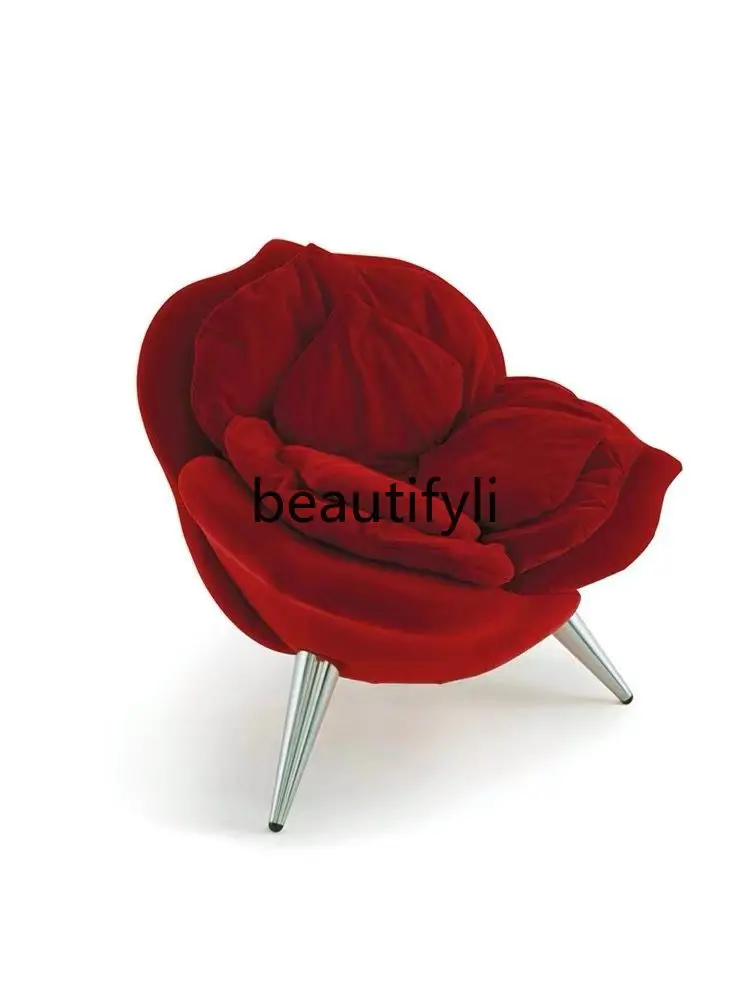Italian light luxury rose chair single sofa special-shaped creative balcony leisure chair
Italian light luxury rose chair single sofa special-shaped creative balcony leisure chair