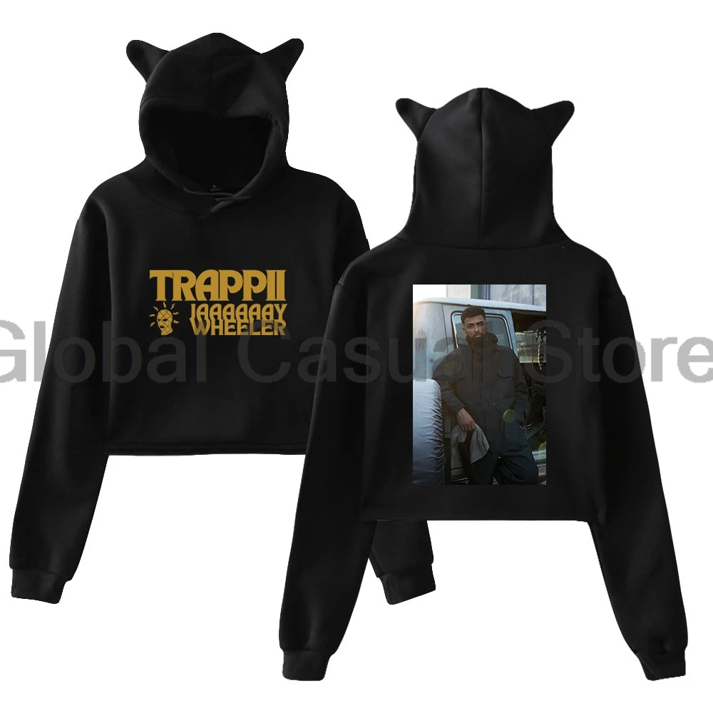 Jay Wheeler TRAPPii Album Pullover 2024 Tour Cat Ears Hoodie Long Sleeve Streetwear Crop Top Women's Clothes
Jay Wheeler TRAPPii Album Pullover 2024 Tour Cat Ears Hoodie Long Sleeve Streetwear Crop Top Women's Clothes