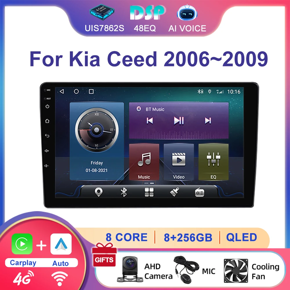 2 Din 9'' GPS Navigator Audio Android Multimedia Carplay Touch Screen Car Radio Player With BT For Kia Ceed 2006 2007 2008 2009
2 Din 9'' GPS Navigator Audio Android Multimedia Carplay Touch Screen Car Radio Player With BT For Kia Ceed 2006 2007 2008 2009