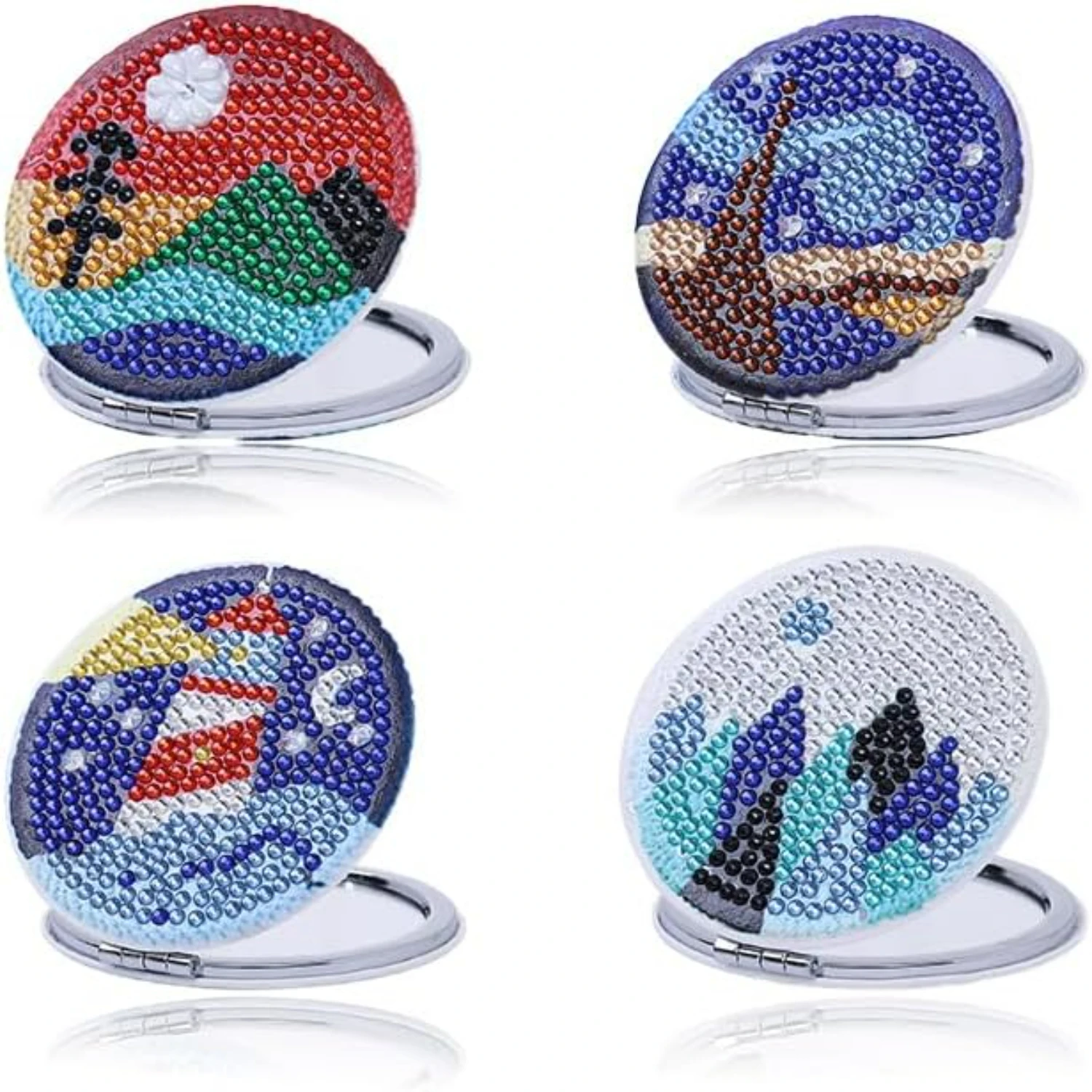 Elegant Hand-Painted Compact Mirror for On-The-Go Touch-Ups - Luxurious Miniature Artwork - Travel-Friendly Beauty Accessory
Elegant Hand-Painted Compact Mirror for On-The-Go Touch-Ups - Luxurious Miniature Artwork - Travel-Friendly Beauty Accessory