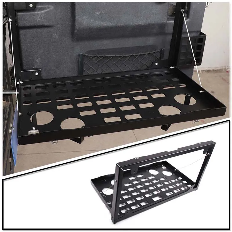 For 2020-24 Land Rover Defender 90 110 aluminum alloy car tailgate multi-function foldable tray rack storage rack modified parts
For 2020-24 Land Rover Defender 90 110 aluminum alloy car tailgate multi-function foldable tray rack storage rack modified parts