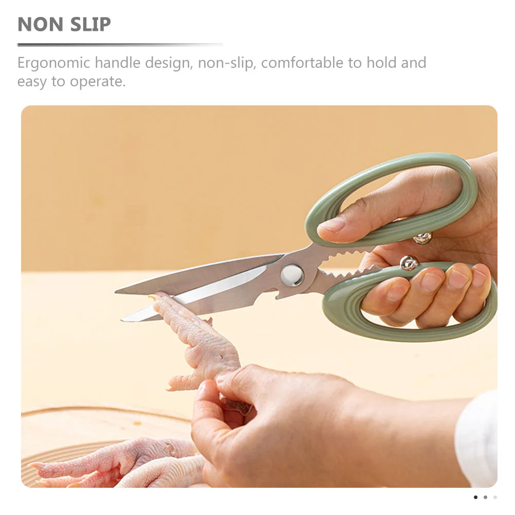 1pc Kitchen Scissors Poultry Household Kitchen Scissor Shear Ergonomic Non Slip Poultry Bone Shear for Cooking
1pc Kitchen Scissors Poultry Household Kitchen Scissor Shear Ergonomic Non Slip Poultry Bone Shear for Cooking