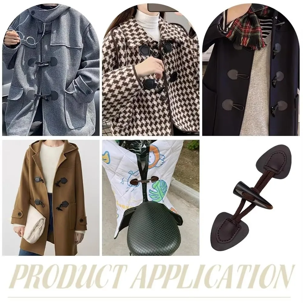 Модные винтажные пуговицы из искусственной кожи с роговыми застежками, пришивные, для декора сумок, шитья и рукоделия, для пальто и курток
Модные винтажные пуговицы из искусственной кожи с роговыми застежками, пришивные, для декора сумок, шитья и рукоделия, для пальто и курток