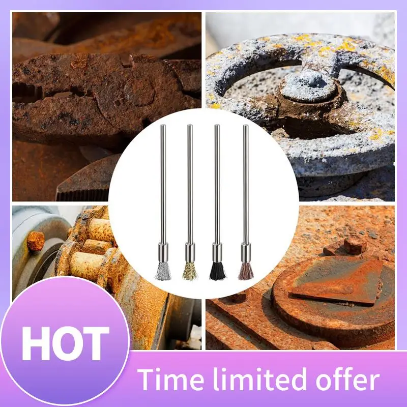 B69C 40 Pieces Extended Wire Brush Kit For Cleaning, Steel Wire Cleaning End Brushes Set Rust Pen 3Mm Mandrel Rust Paint Removal
B69C 40 Pieces Extended Wire Brush Kit For Cleaning, Steel Wire Cleaning End Brushes Set Rust Pen 3Mm Mandrel Rust Paint Removal