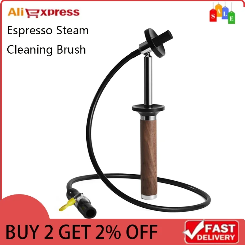 Cleaning Espresso Machine Wood Color Espresso Cleaning Brush Steam Cleaning Brush Silicone Steam Vent Pipe Solid Wooden Handle
Cleaning Espresso Machine Wood Color Espresso Cleaning Brush Steam Cleaning Brush Silicone Steam Vent Pipe Solid Wooden Handle