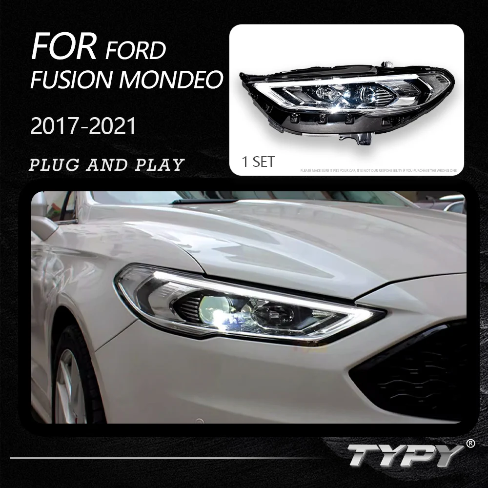 TYPY Dynamic Signal Head Lamp Automotive Accessories Upgrade Modified New LED For Ford Fusion 2017-2021 Mondeo Headlight
TYPY Dynamic Signal Head Lamp Automotive Accessories Upgrade Modified New LED For Ford Fusion 2017-2021 Mondeo Headlight