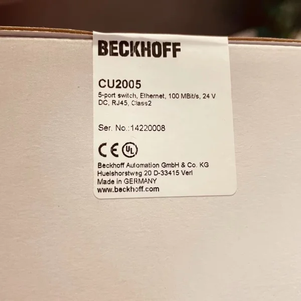 Один модуль переключателя Cu2005 Совершенно новый оригинальный Spot Plc
Один модуль переключателя Cu2005 Совершенно новый оригинальный Spot Plc