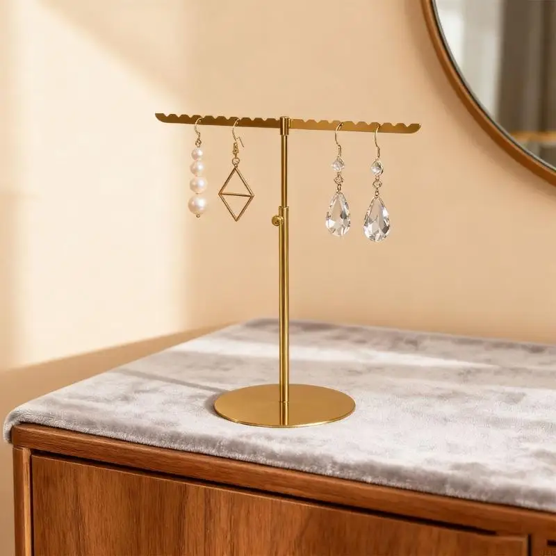 91AF Stylish Metal Earring Holder Adjustable Height Jewelry Display Stand For Necklaces Bracelets Detachable Design Rack
91AF Stylish Metal Earring Holder Adjustable Height Jewelry Display Stand For Necklaces Bracelets Detachable Design Rack
