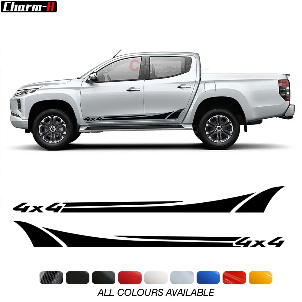 4X4 Sticker for Mitsubishi L200 Attrage Pajero Accessories Car Styling Side Skirt Decor Stripes Decals
4X4 Sticker for Mitsubishi L200 Attrage Pajero Accessories Car Styling Side Skirt Decor Stripes Decals