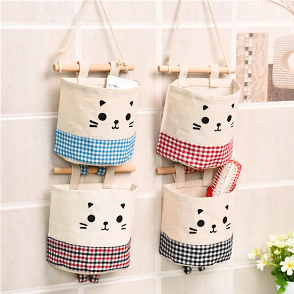 4 Pcs Storage Bag over The Door Pouch Wall Hanging Pocket Pockets for Sundries Organizer
4 Pcs Storage Bag over The Door Pouch Wall Hanging Pocket Pockets for Sundries Organizer