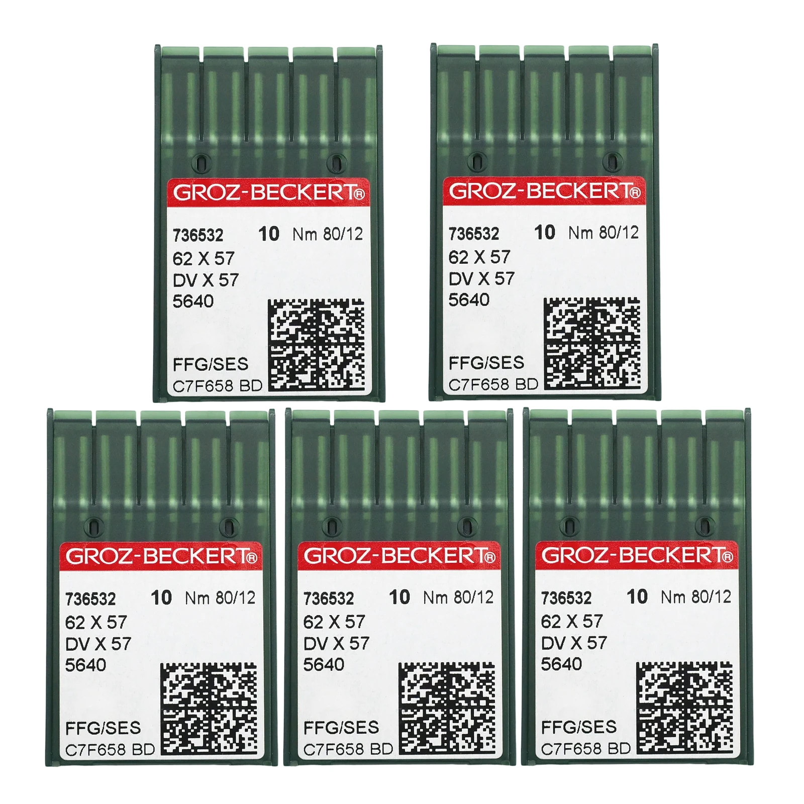 DVx57 (62x33, 62x57, 5640, SY 3260) RG Point Groz-Beckert Needles For Chainstitch Sewing Machines (50 PCS)
DVx57 (62x33, 62x57, 5640, SY 3260) RG Point Groz-Beckert Needles For Chainstitch Sewing Machines (50 PCS)