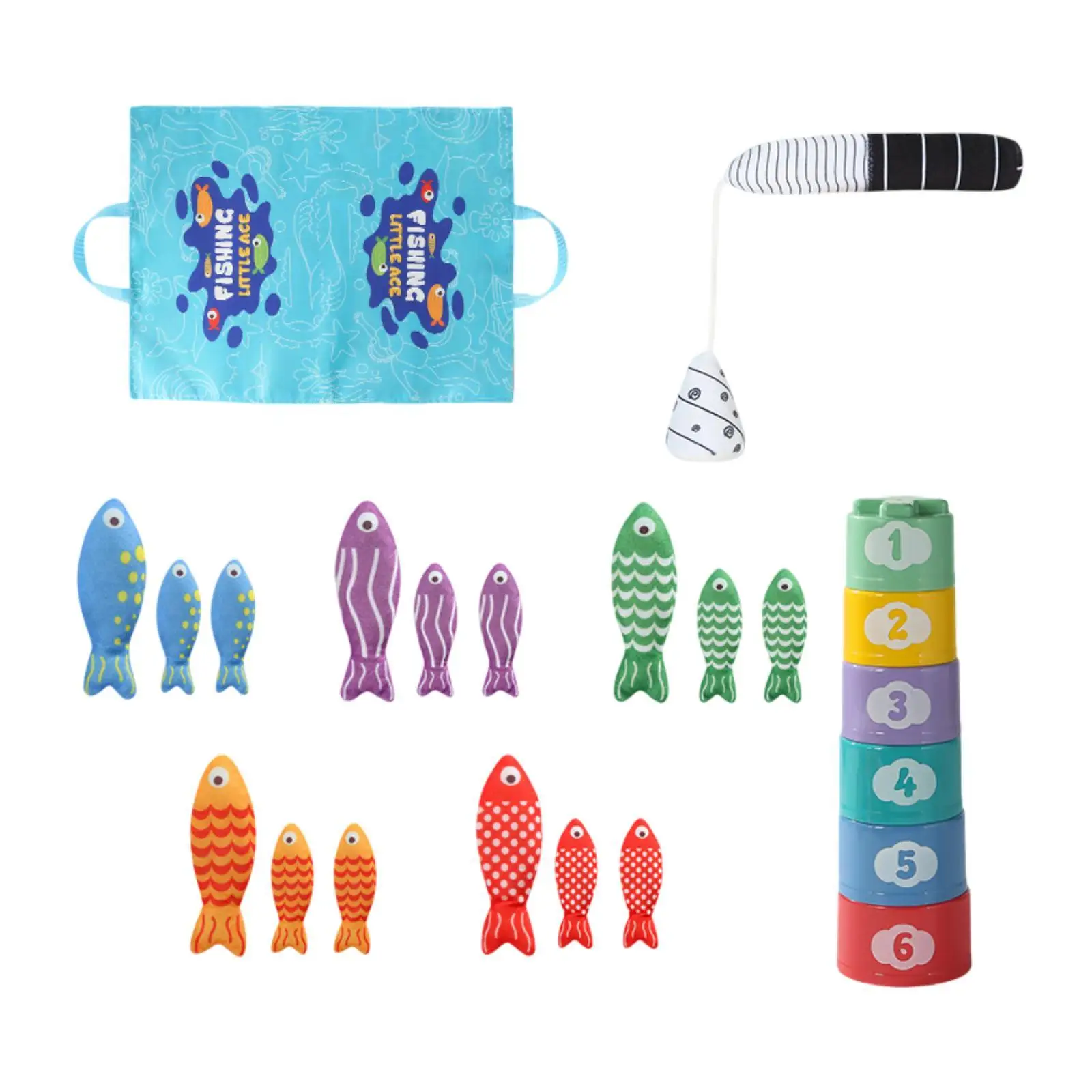Matching Fishing Game Fine Motor Skill Baby Pull Out Game Storage Play Mat for Game Role Play Interaction Birthday Activity
Matching Fishing Game Fine Motor Skill Baby Pull Out Game Storage Play Mat for Game Role Play Interaction Birthday Activity