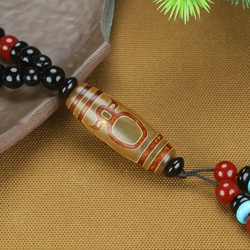 Unisex Retro Tibetan Agate Pendant Necklace, Retro Style Unisex Fashion Accessories
Unisex Retro Tibetan Agate Pendant Necklace, Retro Style Unisex Fashion Accessories