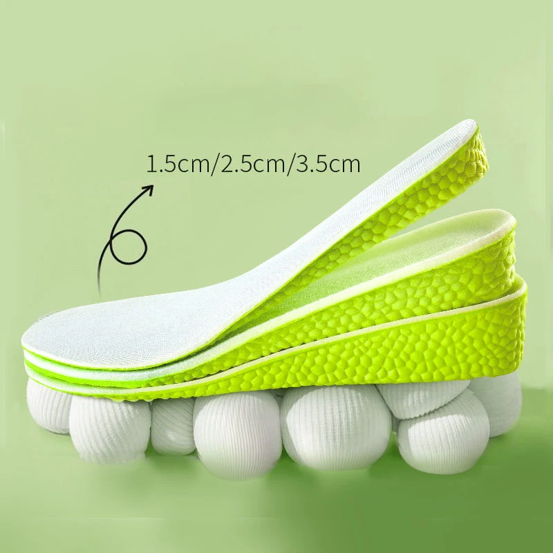 Heightening Running Insole for Shoes PU Popped Rice Particle Foam Breathable Soft Hiking Protects Knees Templates Feet Men Women
Heightening Running Insole for Shoes PU Popped Rice Particle Foam Breathable Soft Hiking Protects Knees Templates Feet Men Women