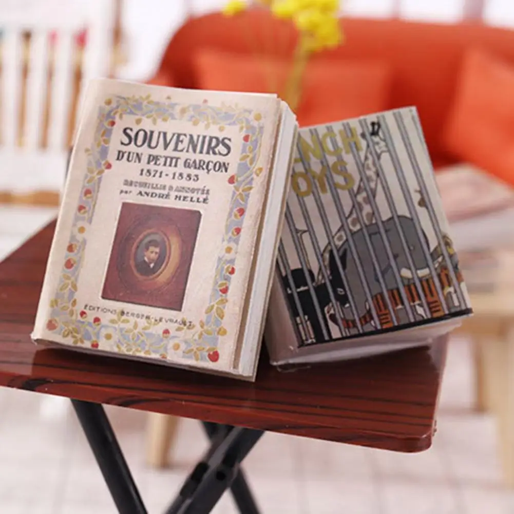 1:12 1:6 Functional Dollhouse Book Realistic Miniature Books Dollhouse Miniature Classical Book for Children
1:12 1:6 Functional Dollhouse Book Realistic Miniature Books Dollhouse Miniature Classical Book for Children