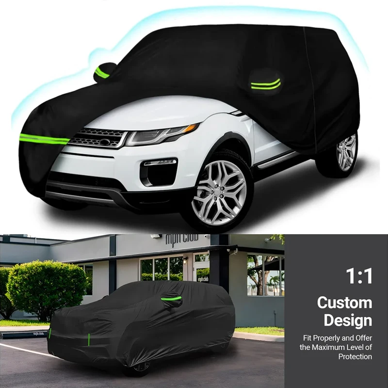 Waterproof Car Cover Custom Fit For Land Rover Evoque 2011-2025 All Weather With Zipper Door Snow Rain Dust Hail Protection
Waterproof Car Cover Custom Fit For Land Rover Evoque 2011-2025 All Weather With Zipper Door Snow Rain Dust Hail Protection