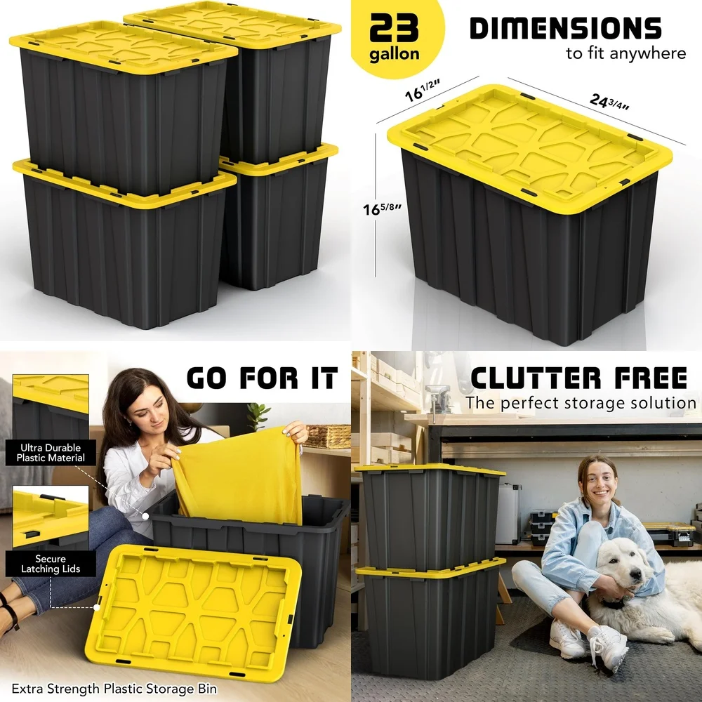 Коробка для хранения, 4 упаковки, 23 галлона, 92 кварты, пластиковые контейнеры для хранения с крышками, штабелируемые прозрачные органайзеры для дома, гаража, шкафа, служебной комнаты
Коробка для хранения, 4 упаковки, 23 галлона, 92 кварты, пластиковые контейнеры для хранения с крышками, штабелируемые прозрачные органайзеры для дома, гаража, шкафа, служебной комнаты