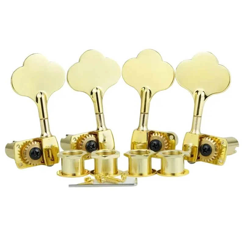 ABHS-Chrome Tuning Pegs For Four-String Open-Back Electric Bass, String Tuner Included
ABHS-Chrome Tuning Pegs For Four-String Open-Back Electric Bass, String Tuner Included