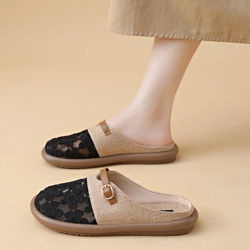Retro Vintage Style Ladies Casual Sandals Summer Flat Anti Slip Classic Outline All Match Daily Retro Outfit Walking Shoes
Retro Vintage Style Ladies Casual Sandals Summer Flat Anti Slip Classic Outline All Match Daily Retro Outfit Walking Shoes