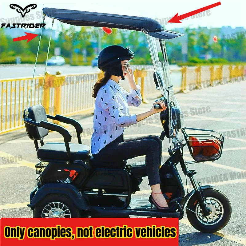 Electric Tricycle Canopy Thickened Hard-top Canopy Sunscreen Rain Protection Small Electric Tricycle Canopy
Electric Tricycle Canopy Thickened Hard-top Canopy Sunscreen Rain Protection Small Electric Tricycle Canopy