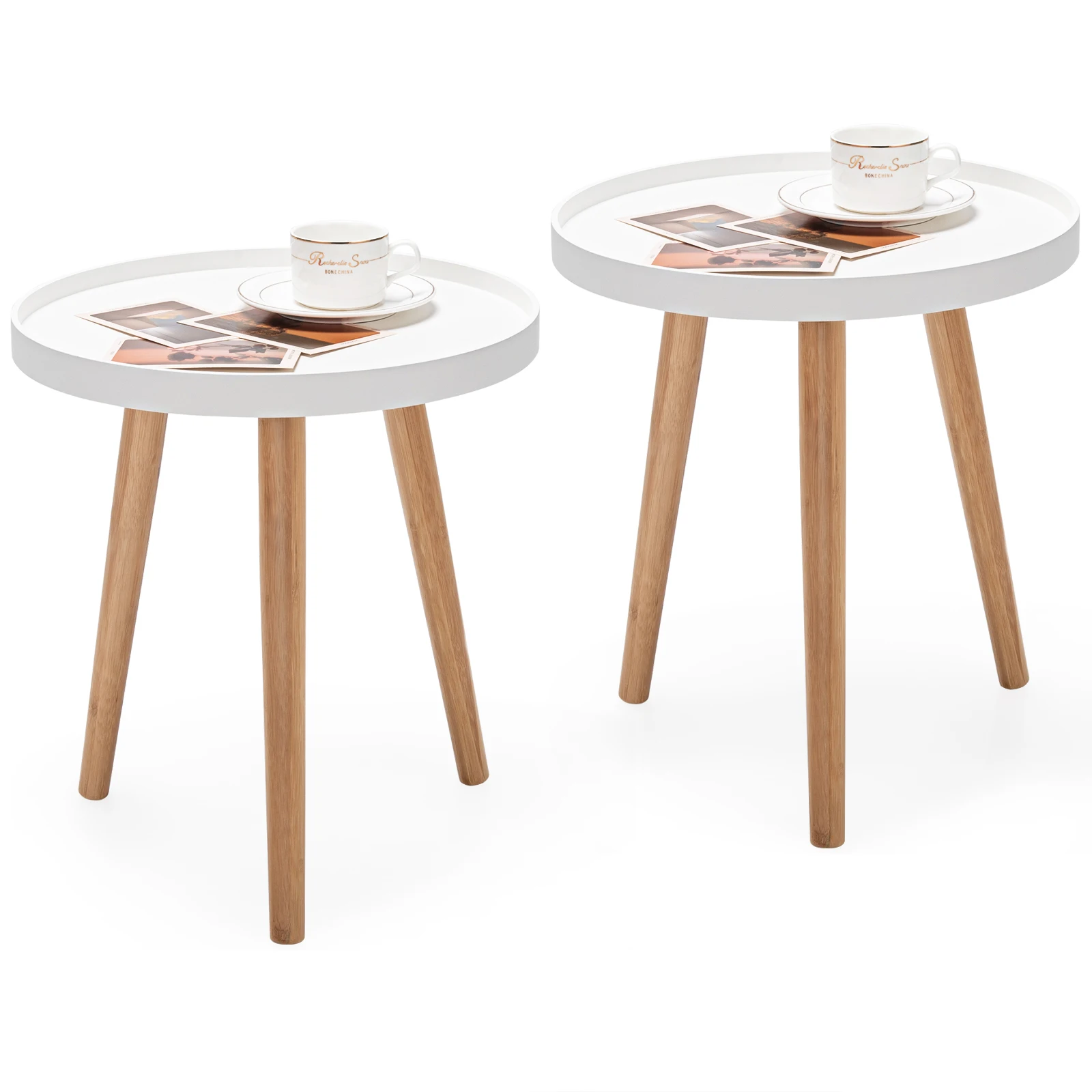 Set of 2 Round Side Table Sofa Coffee End Accent Table Nightstand Home
Set of 2 Round Side Table Sofa Coffee End Accent Table Nightstand Home