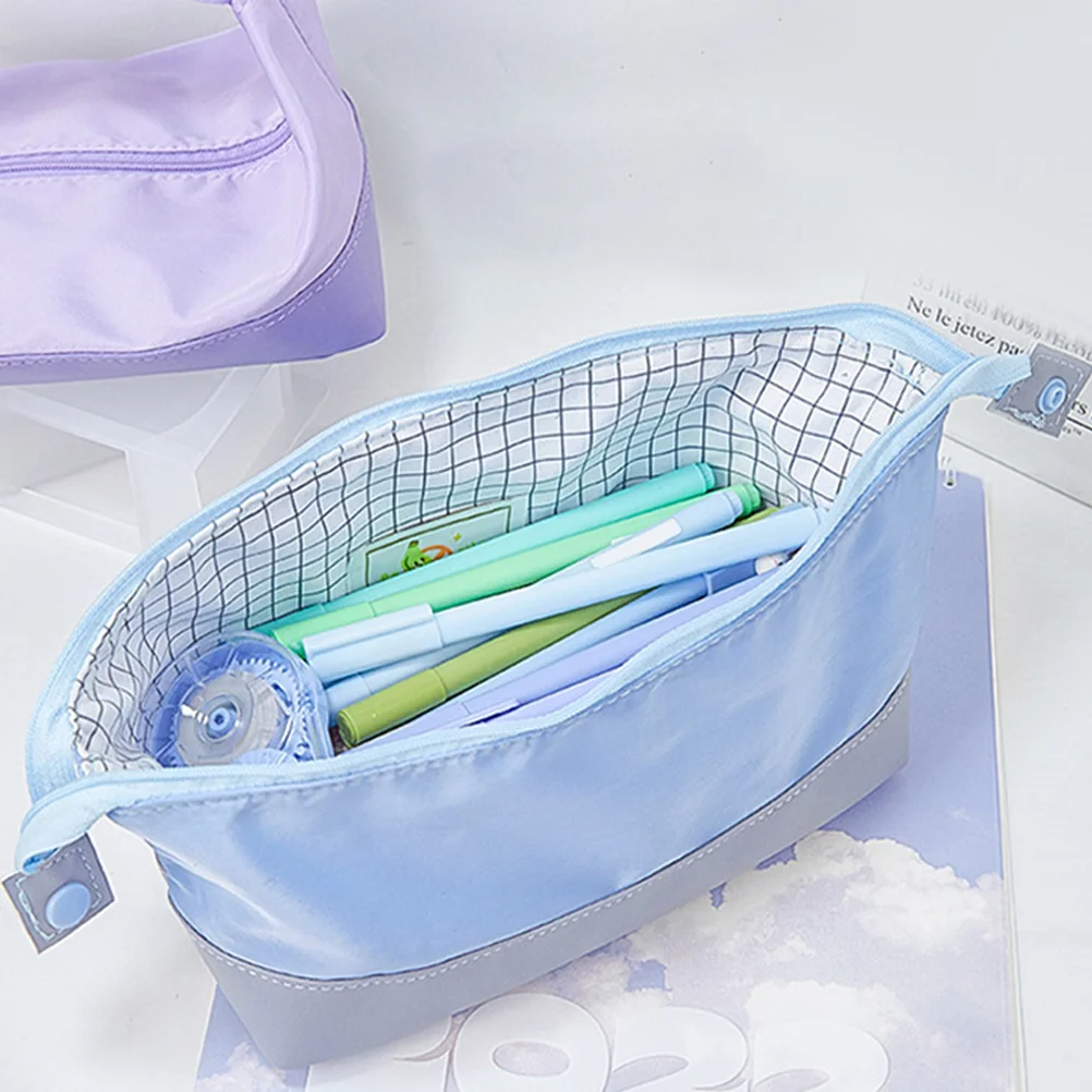 Pencil Bag Organizer Zipper Pouch for School Stationery Storage Cute Blue Portable Teen Girls Student Use
Pencil Bag Organizer Zipper Pouch for School Stationery Storage Cute Blue Portable Teen Girls Student Use