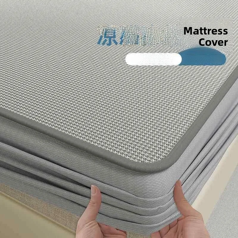Summer Ice Silk Cooling Mat Bed Canopy Three-Piece Set A-Class Mother And Baby Kidney Shape Air Conditioning Soft Mat Pattern
Summer Ice Silk Cooling Mat Bed Canopy Three-Piece Set A-Class Mother And Baby Kidney Shape Air Conditioning Soft Mat Pattern