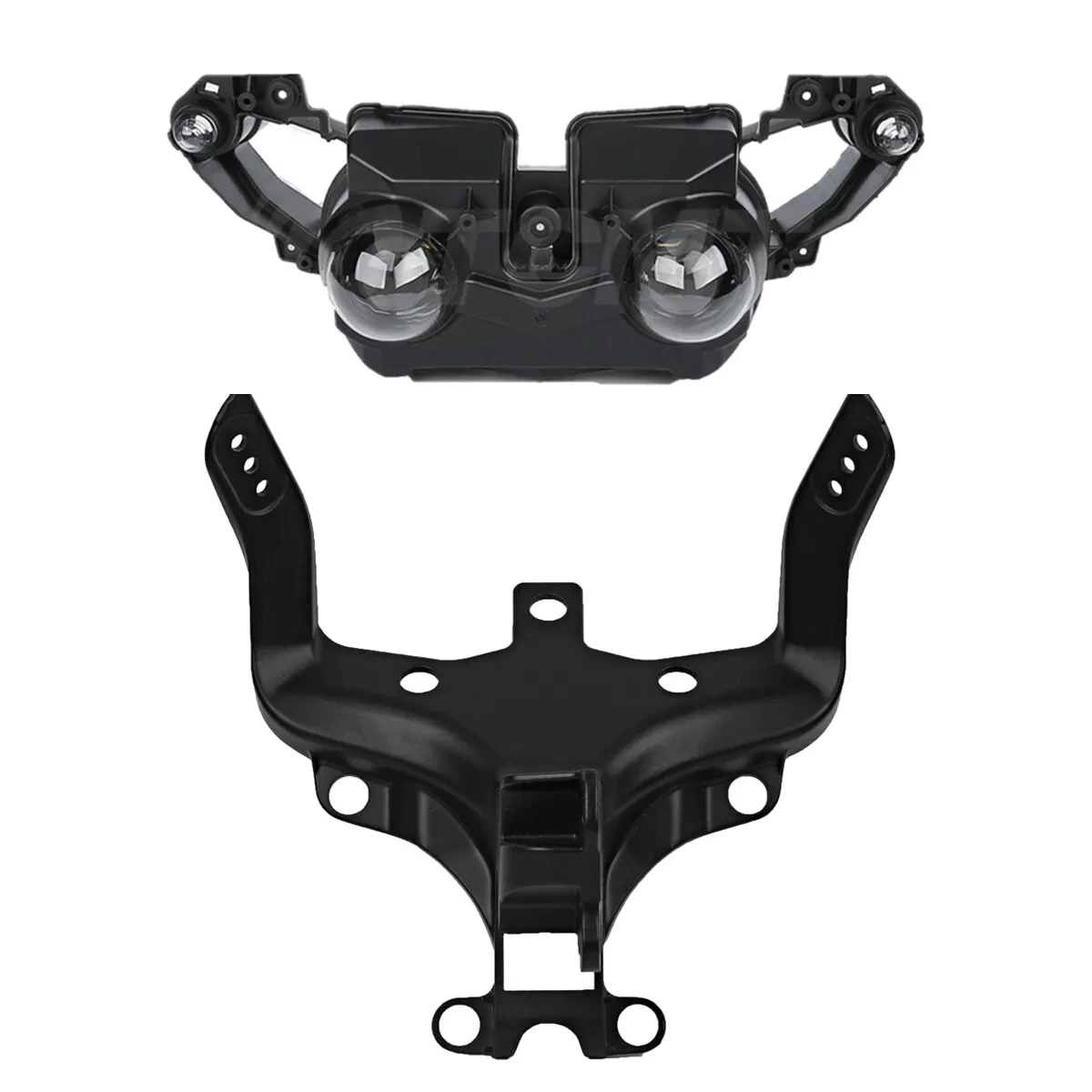 Upper Fairing Stay Bracket+Front Headlight Assembly Fit For Yamaha YZF-R1 YZF R1 2009-2011 2010 Motorcycle
Upper Fairing Stay Bracket+Front Headlight Assembly Fit For Yamaha YZF-R1 YZF R1 2009-2011 2010 Motorcycle