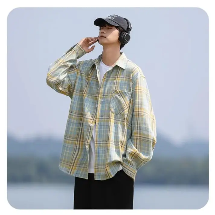 Men's Oversize Shirt Jacket 2024 Trendy Hip Hop Vibe Style Versatile Autumn Long Sleeve Collar Youth Daily Wear Chinese Brand
Men's Oversize Shirt Jacket 2024 Trendy Hip Hop Vibe Style Versatile Autumn Long Sleeve Collar Youth Daily Wear Chinese Brand