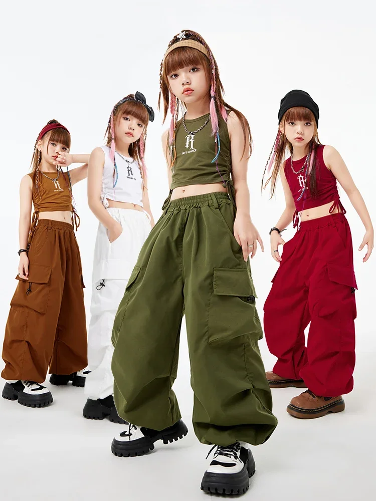 Summer Girls Jazz Dance Costume Stage Performance Clothing SetsChildren Hip Hop Street Dance Costume Girls Competition Costume
Summer Girls Jazz Dance Costume Stage Performance Clothing SetsChildren Hip Hop Street Dance Costume Girls Competition Costume