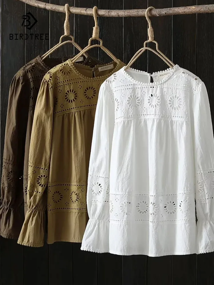 New 2026 Spring Cotton Flare Sleeve Shirt, Women O Neck Hollow-out, Mori Girl French Design Sense Sweet Loose Blouse T5D519CC
New 2026 Spring Cotton Flare Sleeve Shirt, Women O Neck Hollow-out, Mori Girl French Design Sense Sweet Loose Blouse T5D519CC