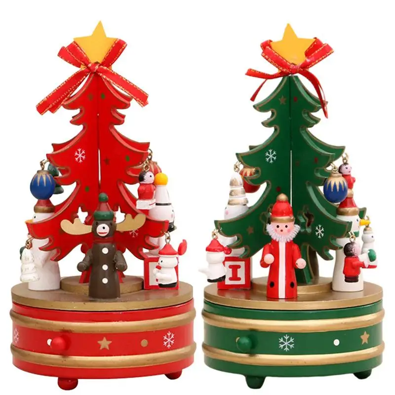 Luminous Christmas Tree Music Box Rotation Luminous Desktop Decorative Construction Children's Toys Christmas New Year Gift
Luminous Christmas Tree Music Box Rotation Luminous Desktop Decorative Construction Children's Toys Christmas New Year Gift