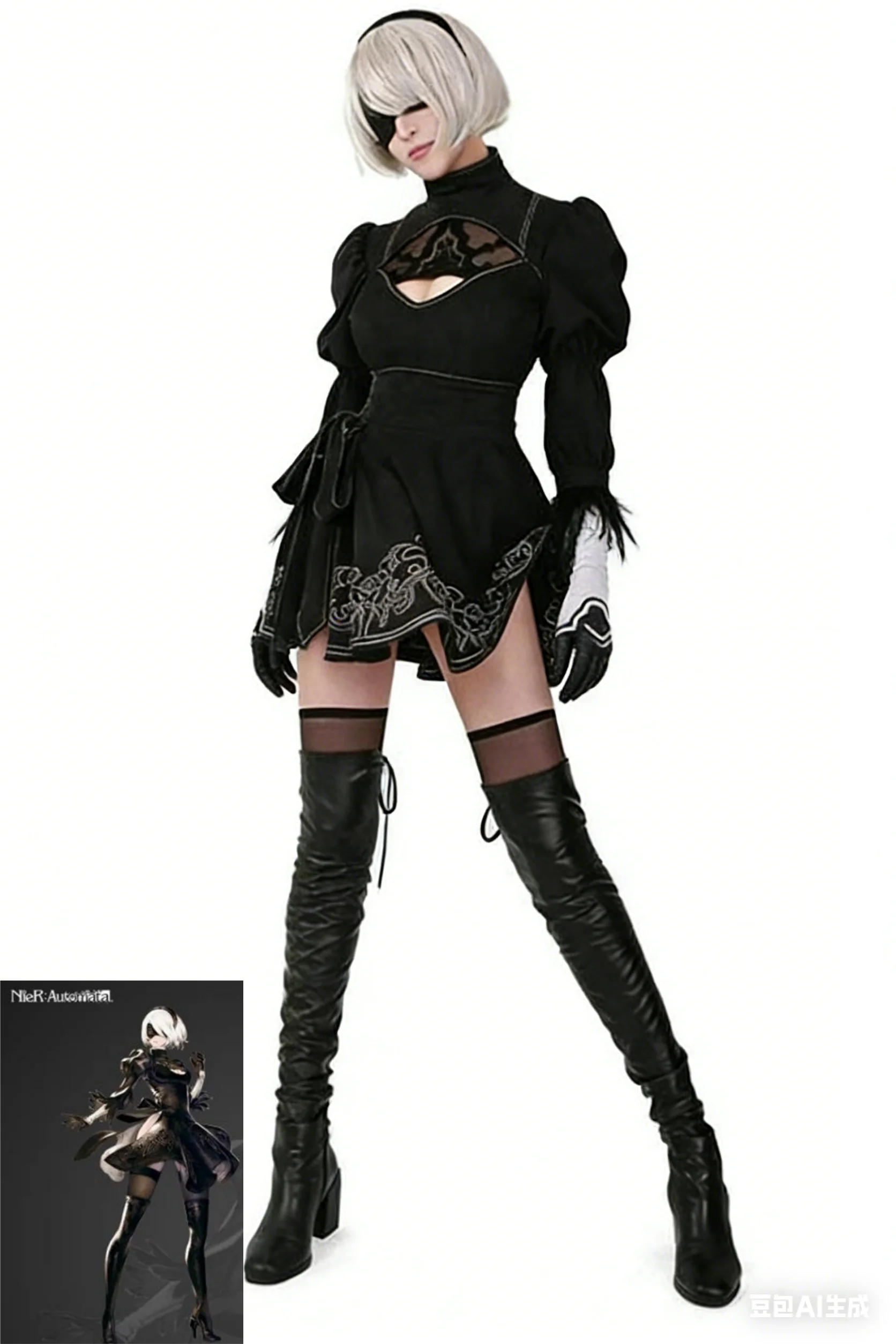 Game NieR:Automata Yorha 2b 9s Cosplay Sister Dress Performance Clothing Youhaer 2B Sister Role-playing Costume and Kimono Wig
Game NieR:Automata Yorha 2b 9s Cosplay Sister Dress Performance Clothing Youhaer 2B Sister Role-playing Costume and Kimono Wig