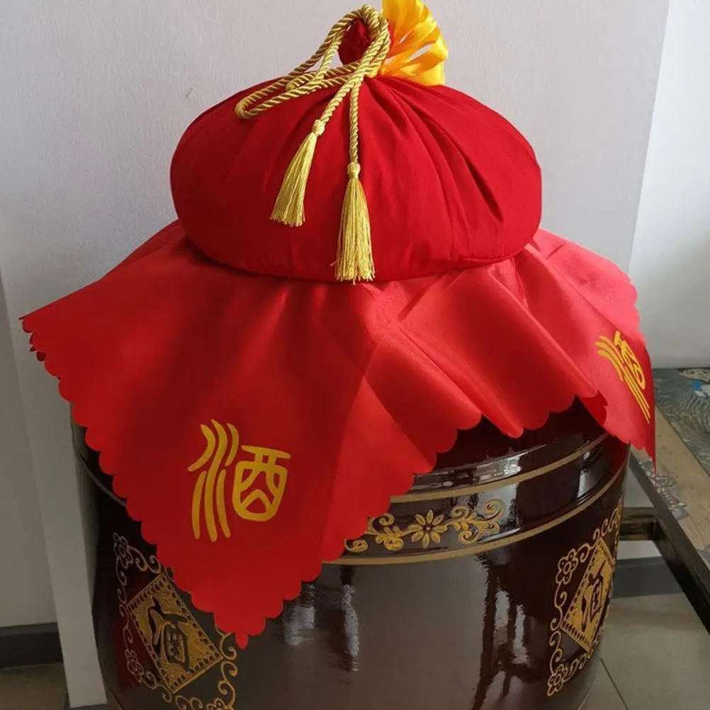 Wine Bag 20CM Red Fabric Fabric Jar Covers Lids Elastic Cover Reusable Sealer Cloth Jar Covers Fermentation Tool
Wine Bag 20CM Red Fabric Fabric Jar Covers Lids Elastic Cover Reusable Sealer Cloth Jar Covers Fermentation Tool