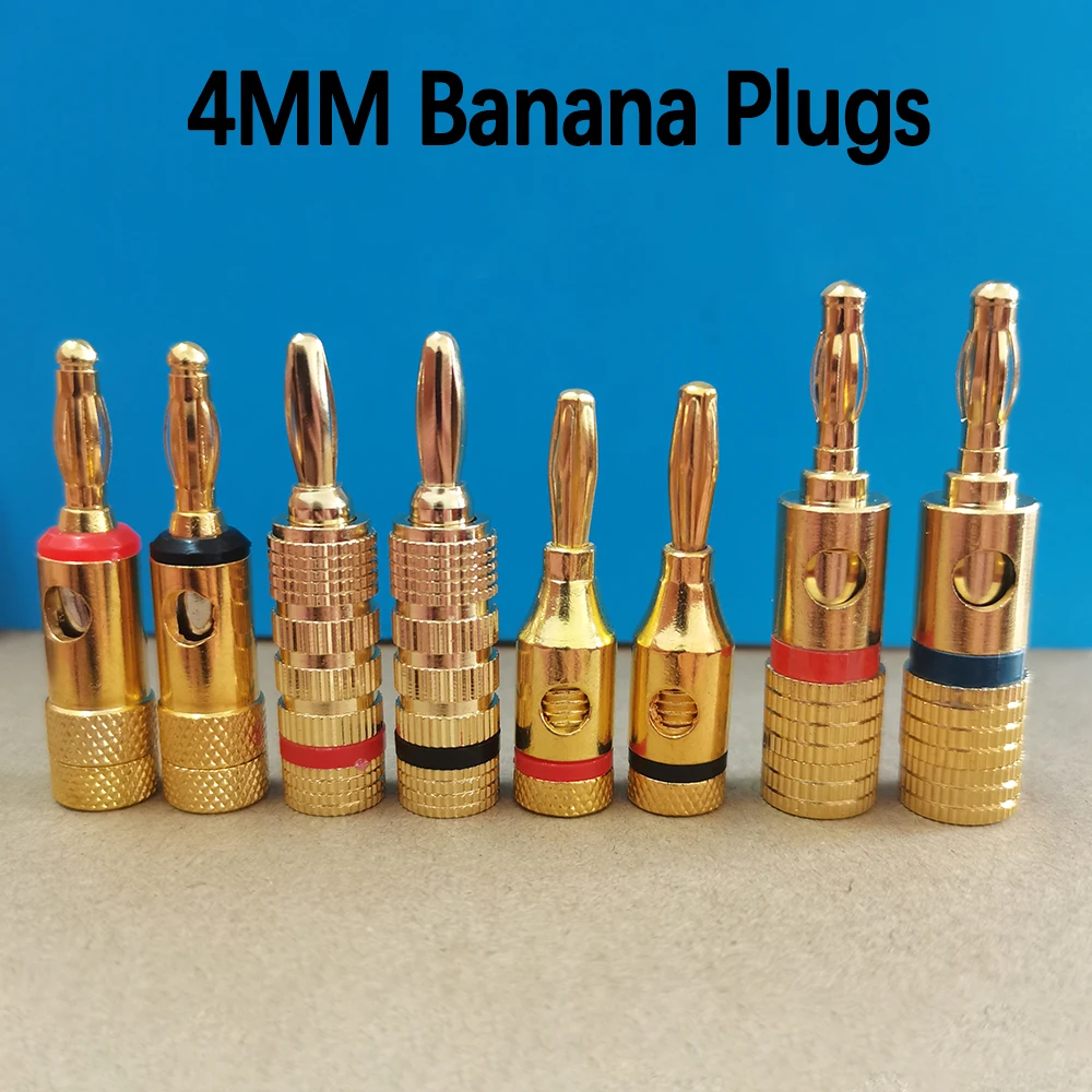 1PC Banana Connector Plug Jack Gold Plated Musical Sound Audio Speaker 4MM Banana Plugs For Audio Video Speaker Terminal
1PC Banana Connector Plug Jack Gold Plated Musical Sound Audio Speaker 4MM Banana Plugs For Audio Video Speaker Terminal