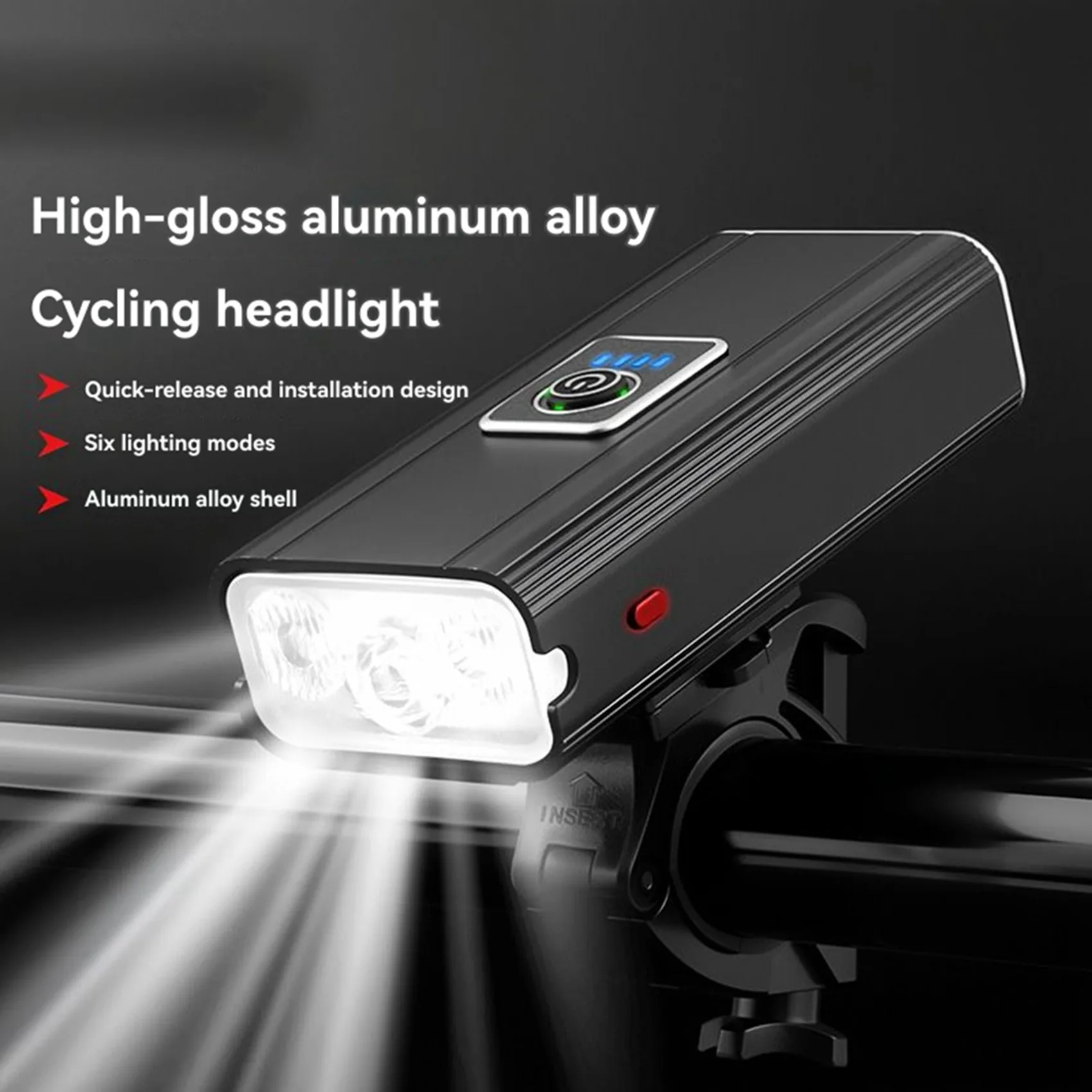 【БОЛЬШАЯ РАСПРОДАЖА】2X Водонепроницаемый велосипедный фонарь с USB-зарядкой, светодиодный велосипедный фонарь, суперяркий велосипедный фонарик, незаменимое снаряжение для активного отдыха
【БОЛЬШАЯ РАСПРОДАЖА】2X Водонепроницаемый велосипедный фонарь с USB-зарядкой, светодиодный велосипедный фонарь, суперяркий велосипедный фонарик, незаменимое снаряжение для активного отдыха