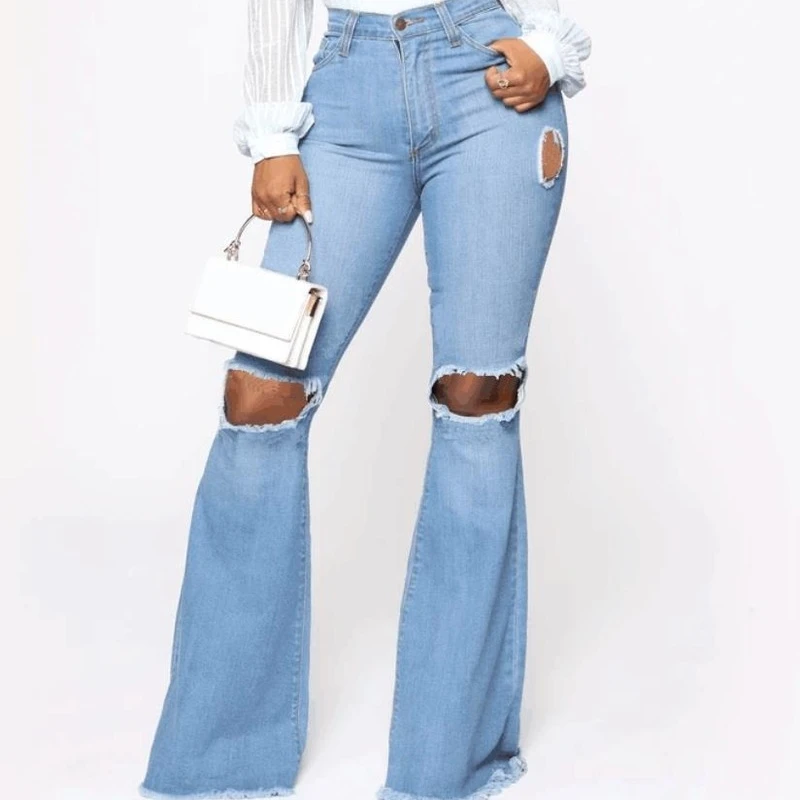 Women Fashion Street Casual Denim Pants 2024 Autumn Summer Ripped Jeans Lady Sexy Flare Jean Female Spring High Waist Trousers
Women Fashion Street Casual Denim Pants 2024 Autumn Summer Ripped Jeans Lady Sexy Flare Jean Female Spring High Waist Trousers