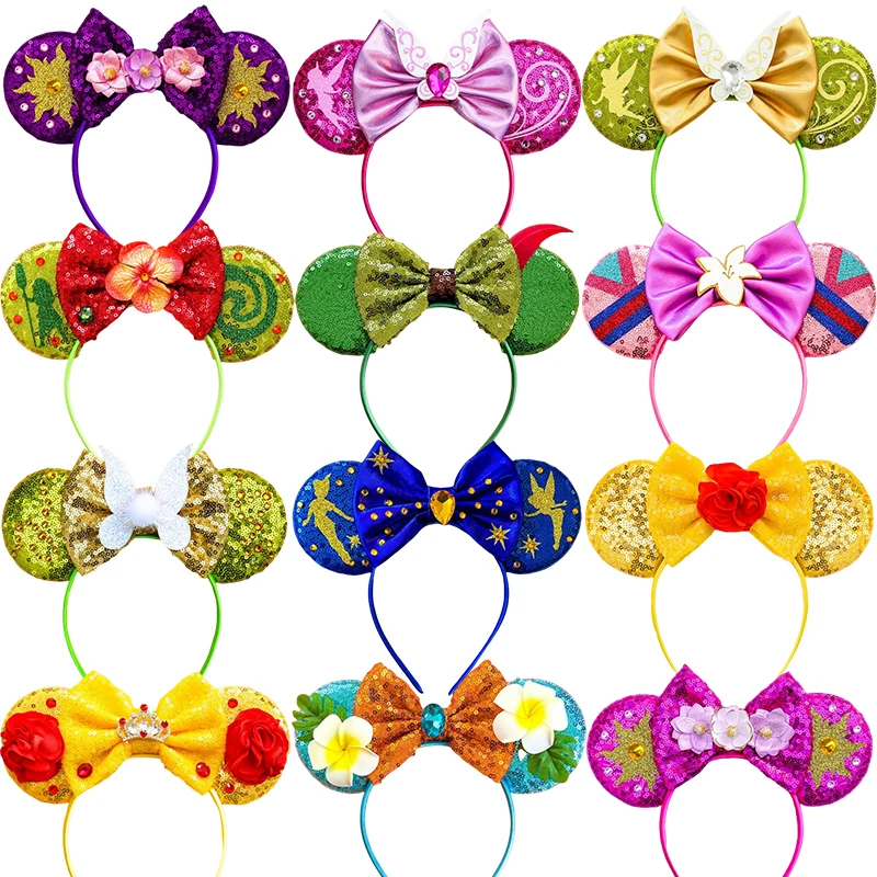 Disney Tinker Bell Ears Headband Girl Sequins Bow Hair Accessories Women Rosetta Headwear Kid Silvermist Hairband Party DIY Gift
Disney Tinker Bell Ears Headband Girl Sequins Bow Hair Accessories Women Rosetta Headwear Kid Silvermist Hairband Party DIY Gift